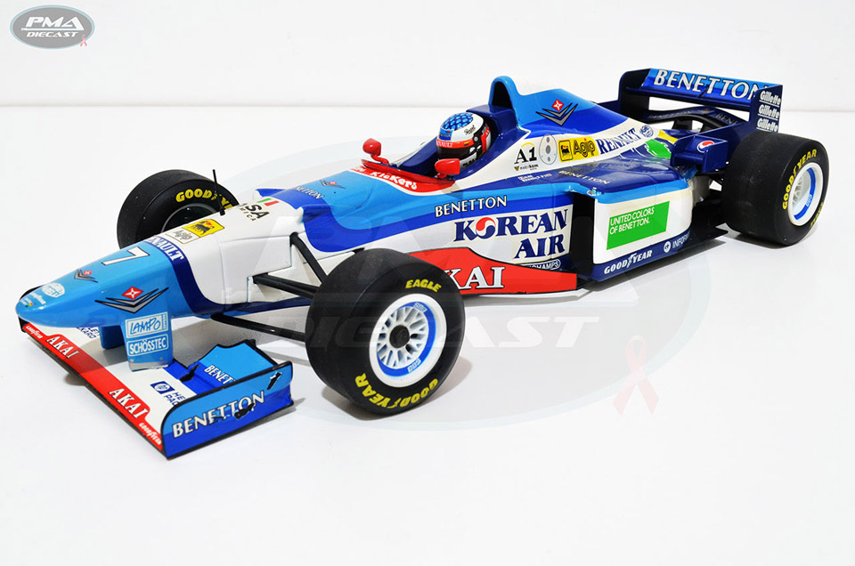 JEAN ALESI 1997 BENETTON B196 1:18